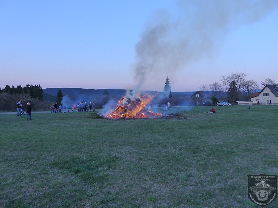 Freiwillige Feuerwehr Schulenberg im Oberharz Osterfeuer